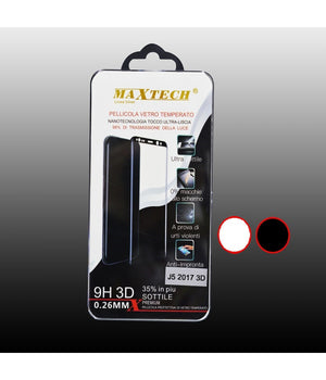 Pellicola In Vetro Temperato 3d Samsung J5 2017 Protezione Maxtech P-j5 2017 3d         