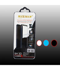 Pellicola In Vetro Temperato Curvo Per Samsung Galaxy S8 3d 9h Maxtech P-s8         