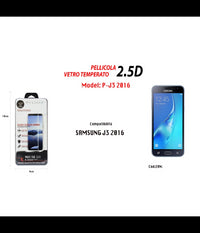 Pellicola In Vetro Temperato Maxtech Per Samsung Galaxy J3 2016 P-j3 2016         
