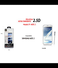 Pellicola Protettiva Vetro Temperato Per Samsung Galaxy Note 2 Maxtech P-note 2         