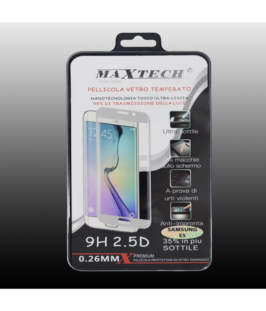 Pellicola Protettiva In Vetro Temperato Per Samsung Galaxy E5 Maxtech P-sam E5         