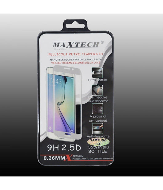 Pellicola Protettiva In Vetro Temperato Per Samsung Galaxy S4 Maxtech P-sam S4         