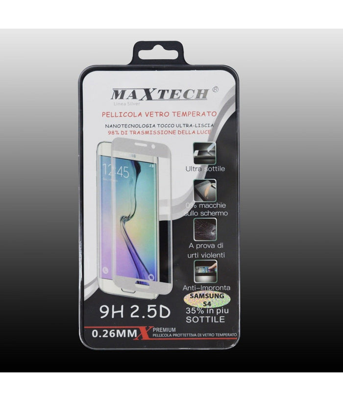 Pellicola Protettiva In Vetro Temperato Per Samsung Galaxy S4 Maxtech P-sam S4         