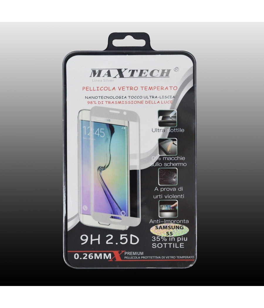 Pellicola Protettiva Vetro Temperato Protezione Schermo Samsung S5 Maxtech P-sam S5         