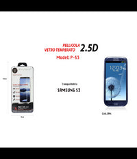 Pellicola Protettiva Per Samsung Galaxy S3 In Vetro Temperato Antigraffio Maxtech P-s3         