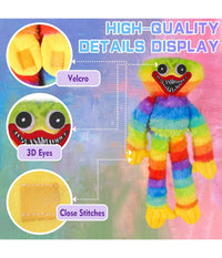 Peluche Pupazzo Morbido Poppy Playtime Huggy Wuggy Plush Doll Gioco Colorato 40         