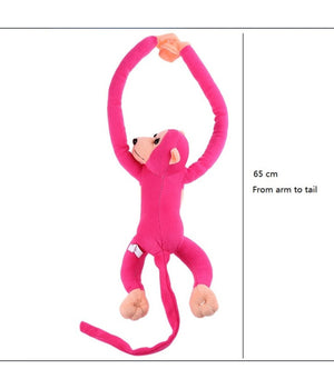 Peluche Scimmia Da 65 Cm Braccia Lunghe Giocattolo Per Bambini In Vari Colori         