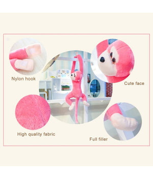 Peluche Scimmia Da 65 Cm Braccia Lunghe Giocattolo Per Bambini In Vari Colori         