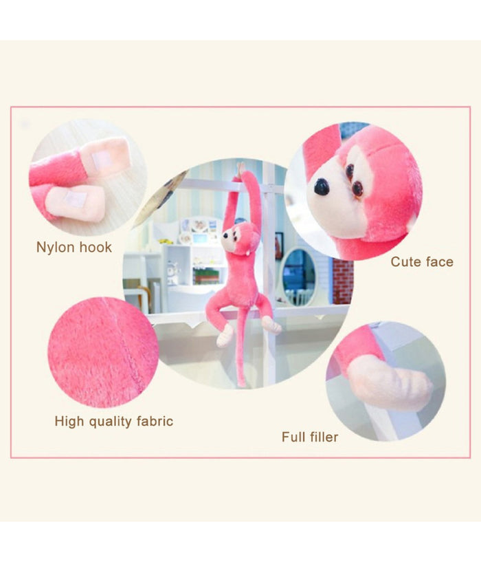 Peluche Scimmia Da 65 Cm Braccia Lunghe Giocattolo Per Bambini In Vari Colori         