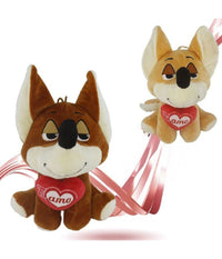 Peluche Volpe 55 Cm Cuore Ti Amo Idea Regalo San Valentino Col. Assortiti 92461         