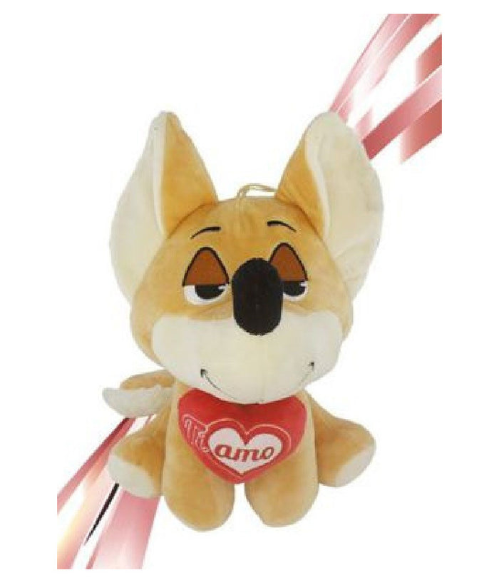 Peluche Volpe 55 Cm Cuore Ti Amo Idea Regalo San Valentino Col. Assortiti 92461         