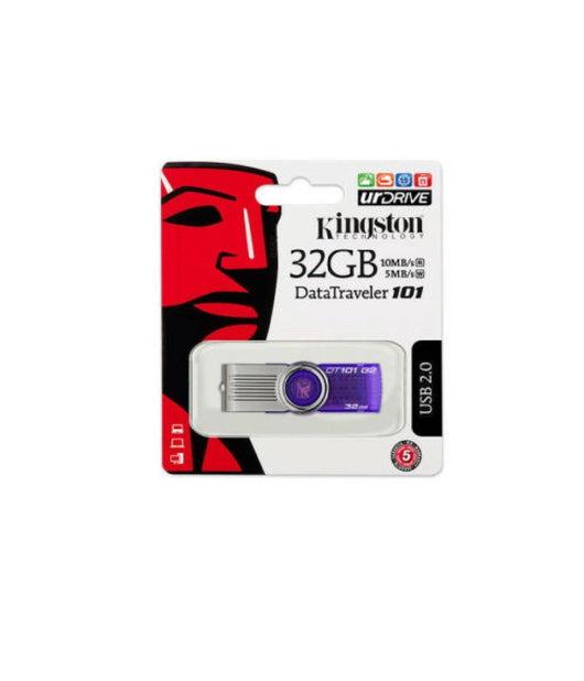 Pen Drive Kingston 32gb 32g Datatraveler 101 G2 Usb Flash Drive Kingston Usb2.0         