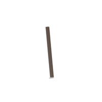 Pencil - Modulo luminoso a batteria Zafferano piccolo portatile e ricaricabile IP65 dimmer touch - Altezza 50cm Corten