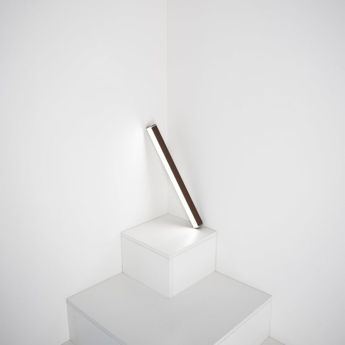 Pencil - Modulo luminoso a batteria Zafferano piccolo portatile e ricaricabile IP65 dimmer touch - Altezza 50cm Bianco