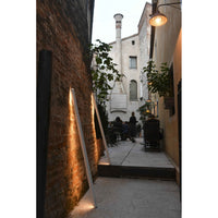 Pencil - Modulo luminoso a batteria Zafferano piccolo portatile e ricaricabile IP65 dimmer touch - Altezza 50cm Grigio Scuro