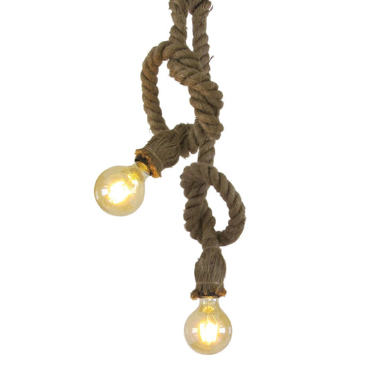 LÚZETE - PÉNDEL CUERDA BARCO 2 LUCES