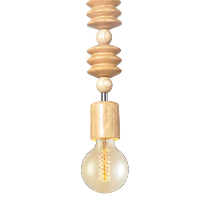 LÚZETE - PÉNDEL ENGLA MADERA CROMO