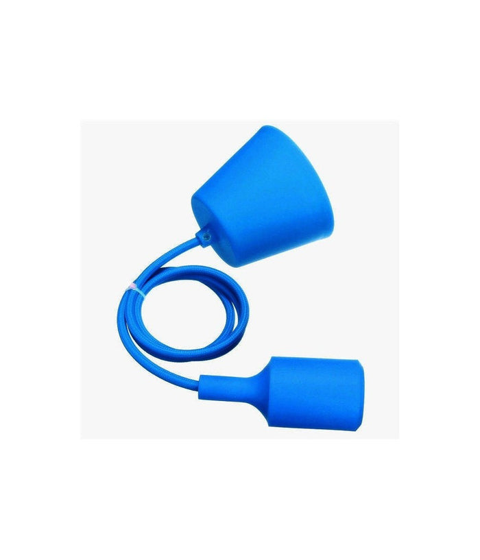 Pendente A Soffitto Lampadario Lampada Moderno Cavo In Tessuto 1m Colore         