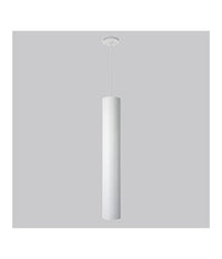 Pendente Lampada Lampadario Barra Tonda Bianco 30x120cm A Soffitto Luce Led Applique         