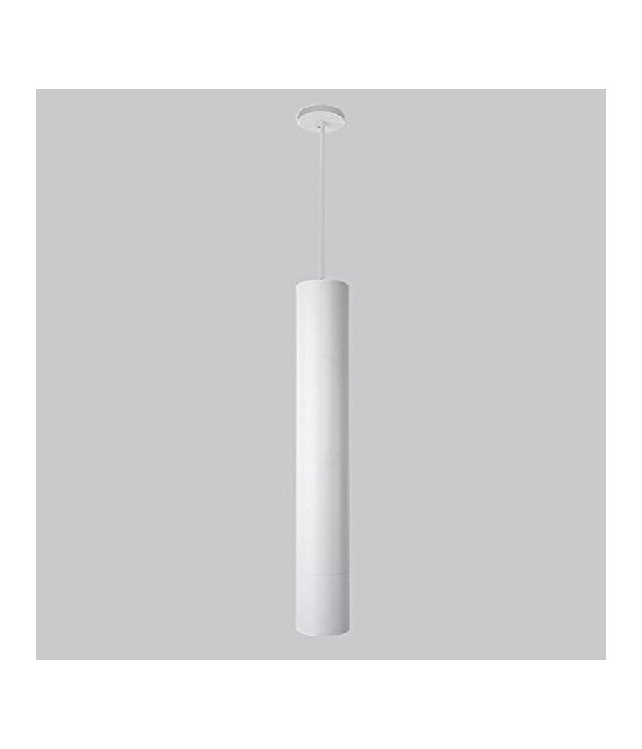 Pendente Lampada Lampadario Barra Tonda Bianco 30x60cm A Soffitto Luce Led Applique         