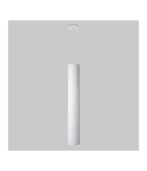 Pendente Lampada Lampadario Barra Tonda Bianco 30x60cm A Soffitto Luce Led Applique         