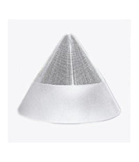 Pendente Lampada Lampadario Conico Bianco Acciaio A Soffitto Luce Led Applique Design         