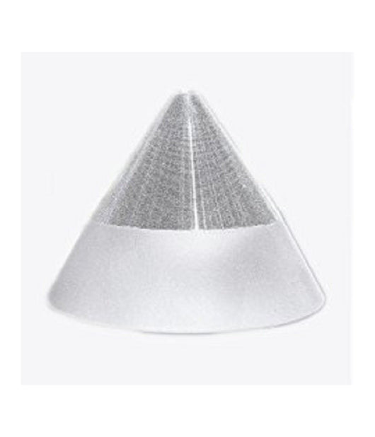 Pendente Lampada Lampadario Conico Bianco Acciaio A Soffitto Luce Led Applique Design         