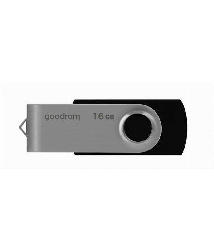 Pendrive Chiavetta Usb Uts2 16 Gb Usb 2.0 Tipo A Girevole Nero Argento Uts2-16gb         