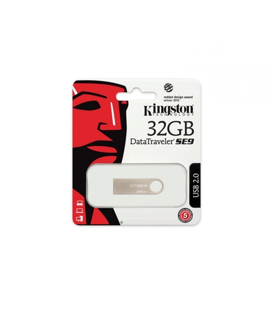 Pendrive Kingston Usb 2.0 32gb Chiavetta Dtse9 32 Gb Memoria Se9 Dtse9h 32gb         