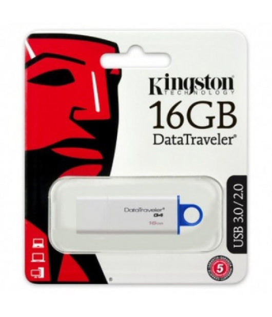 Pendrive Usb 3.0/2.0 16gb Chiavetta Penna 16 Gb Chiave Kingston Memoria Dtg4/16gb         