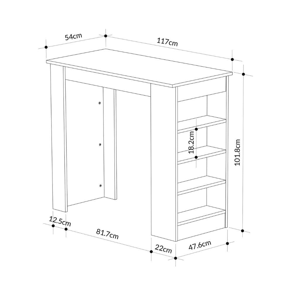 Penisola da cucina Swallow colore cashmere