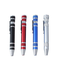 Penna Di Precisione 8in1 In Alluminio Multifunzione Set Punte Cacciaviti Cacciavite Torx         