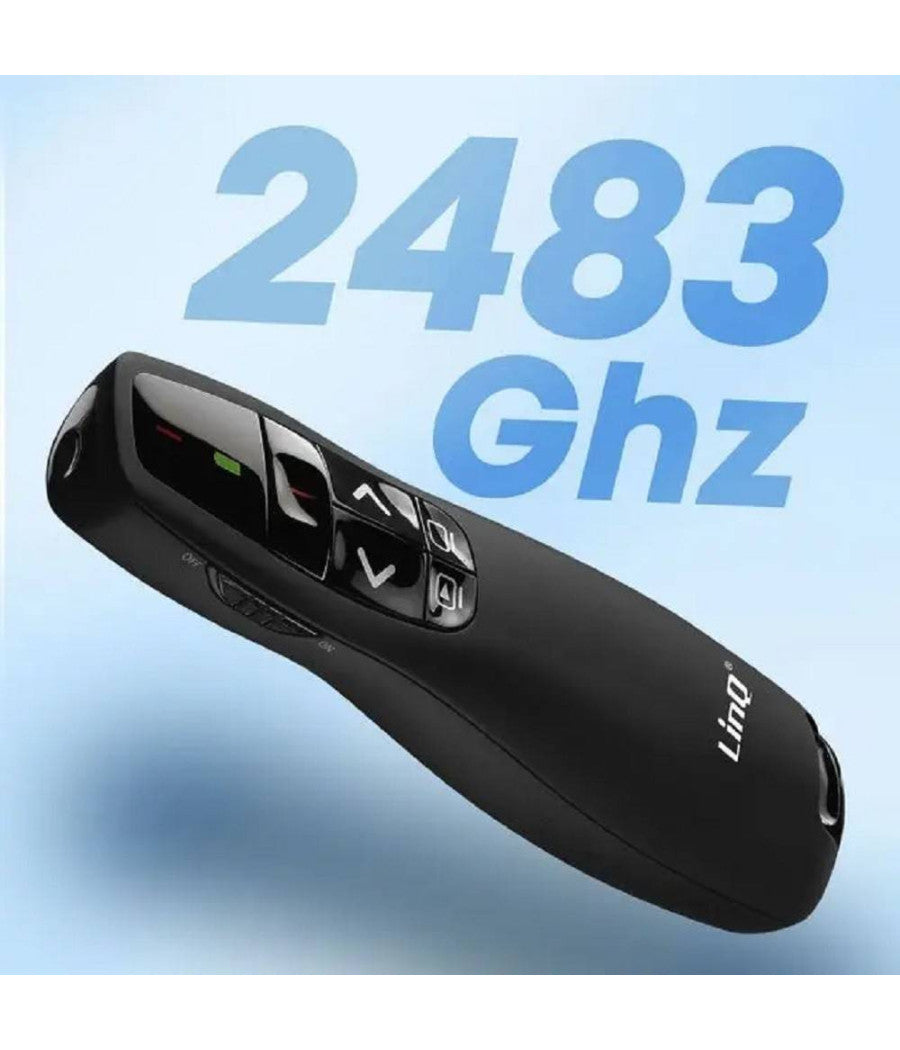 Penna Gira Pagine Laser Wireless Puntatore Telecomando Per Presentazioni Fy8302         