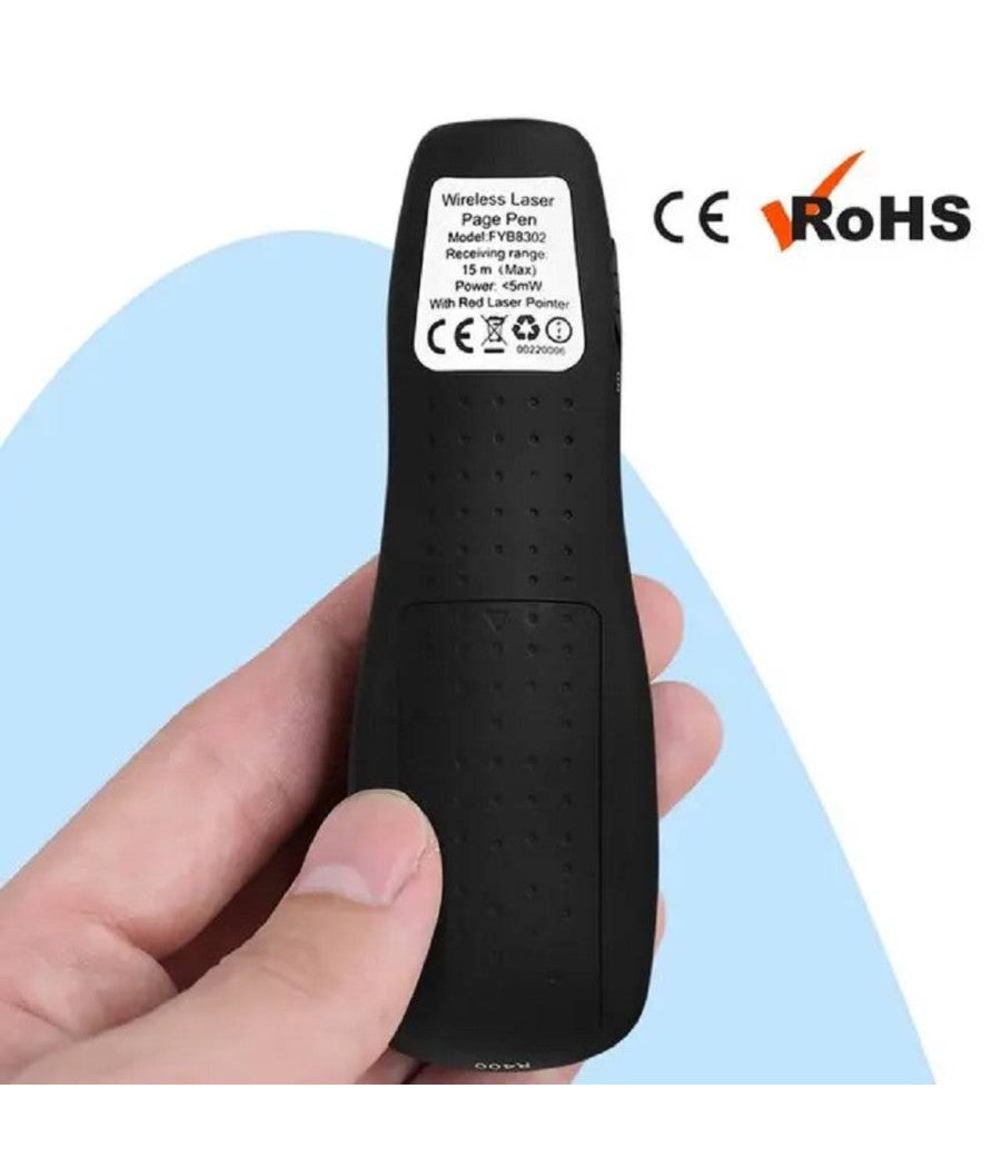 Penna Gira Pagine Laser Wireless Puntatore Telecomando Per Presentazioni Fy8302         