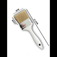 Pennello Pennellessa 6cm Multiuso: Setola Pura, Manico Ergonomico - Pittura, Vernici, Arti