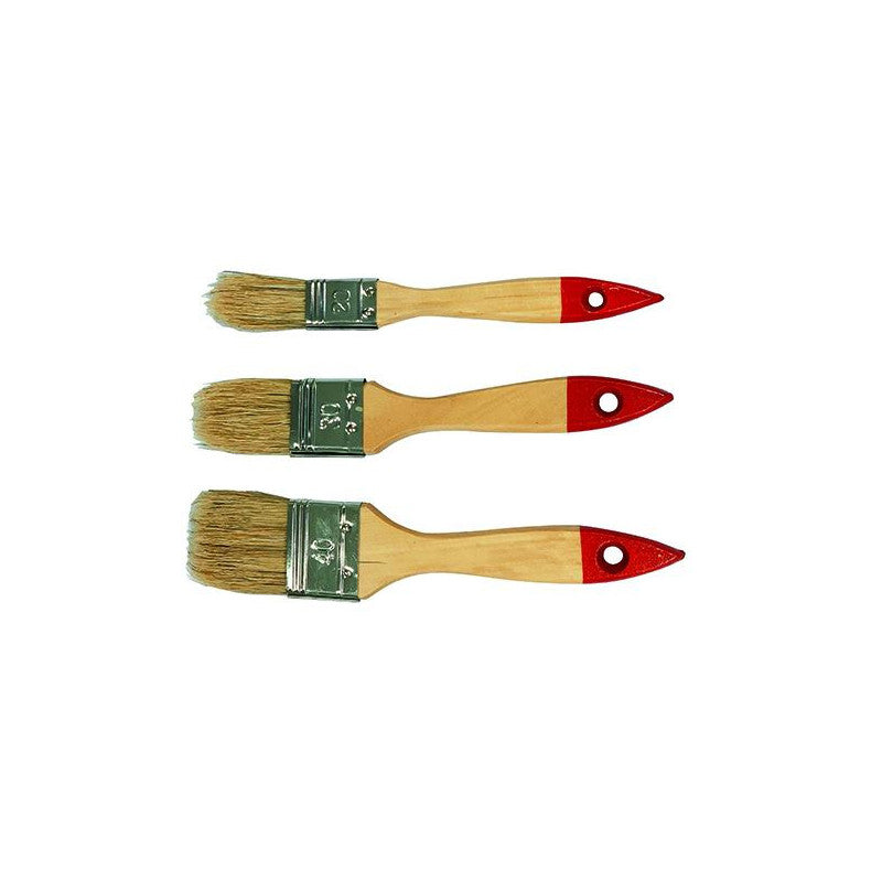 Pennellesse Vigor set, 3 pezzi manico in legno