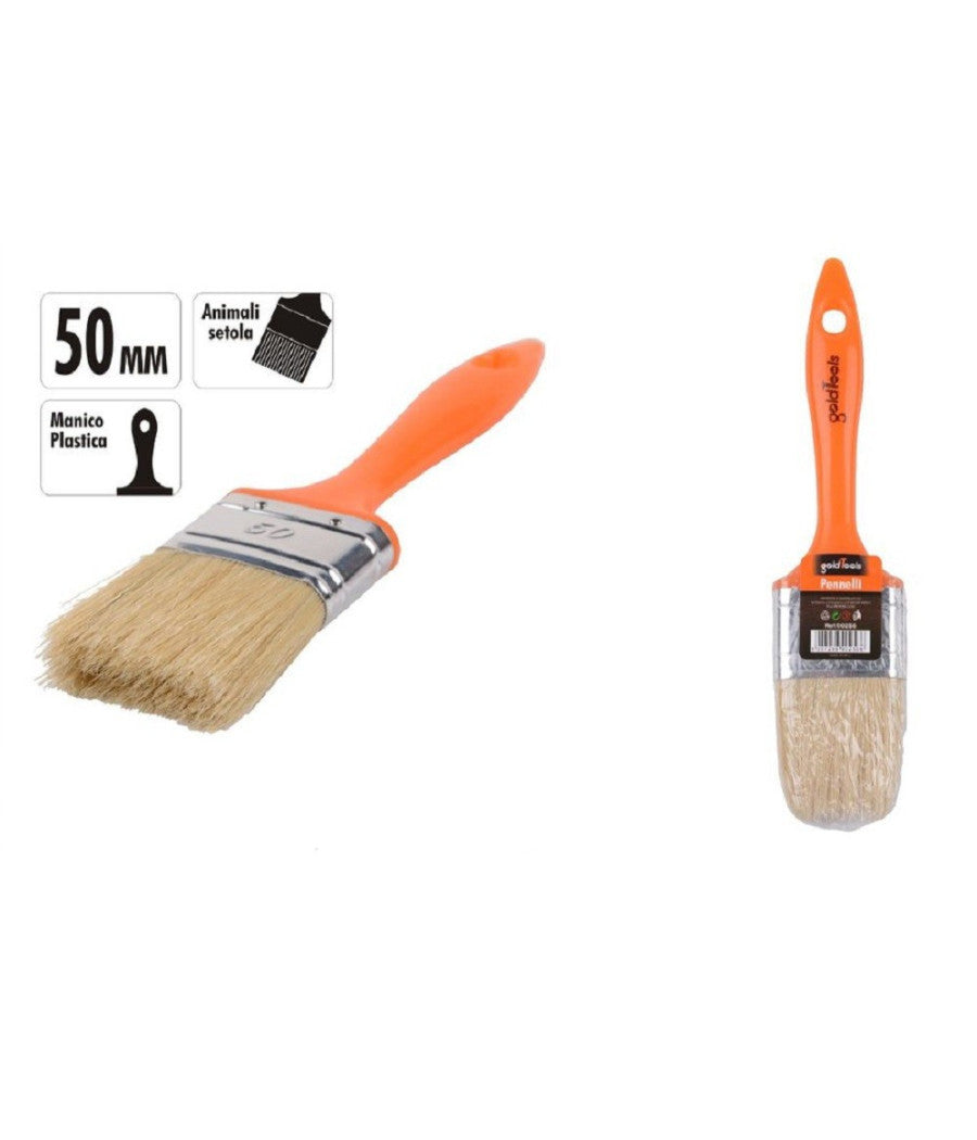 Pennello 50 Mm Pennellessa Con Manico In Plastica Per Pittura Verniciare 90256         