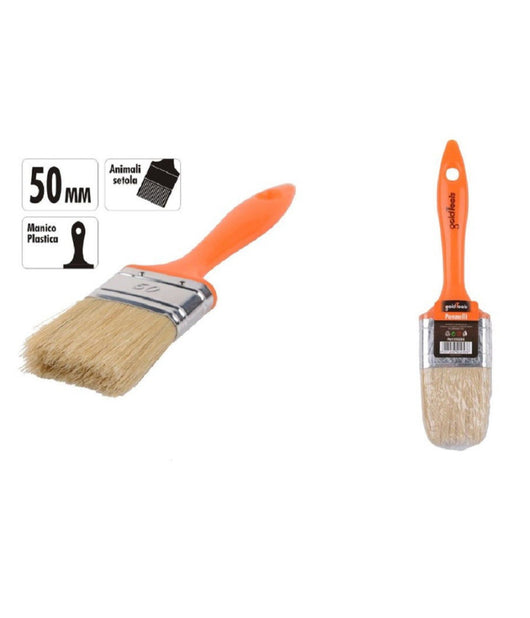Pennello 50 Mm Pennellessa Con Manico In Plastica Per Pittura Verniciare 90256         
