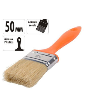 Pennello 50 Mm Pennellessa Con Manico In Plastica Per Pittura Verniciare 90256         