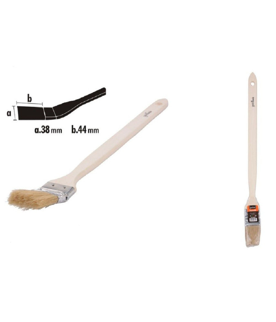 Pennello Angolare Piatta Per Pittura Radiatori Termosifone 38mm Setole 44mm 90302         
