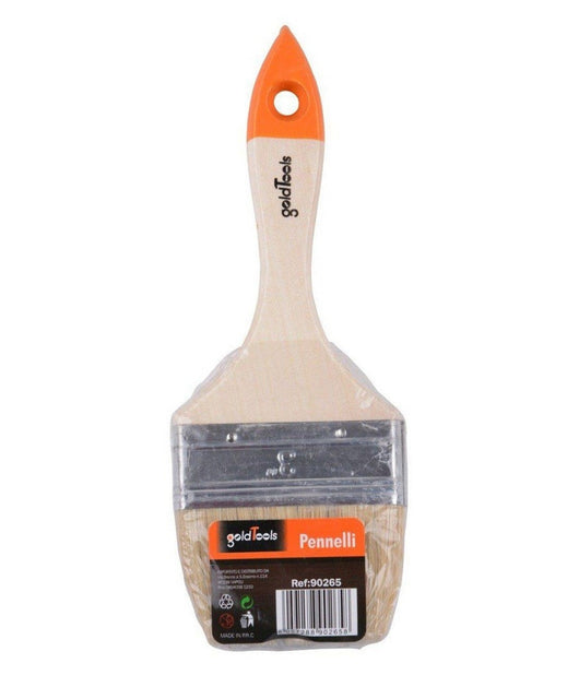 Pennello Piatto Da 3" 75mm Pennellessa Per Pittura Verniciare Dipingere 90265         