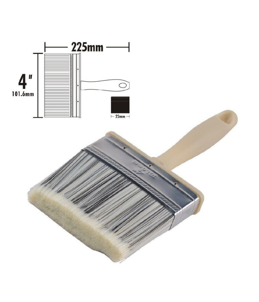 Pennello Pittura 4" Da 225 Mm Pennellessa Per Soffitto Pareti Imbianchino 90283         