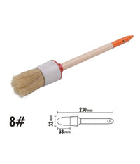 Pennello Pittura Maniglia In Legno Setole Naturali A Testa Tonda 38 Mm 8" 90292         