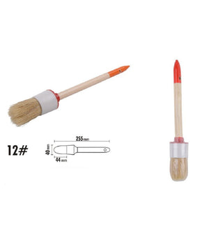 Pennello Pittura Maniglia In Legno Setole Naturali A Testa Tonda 44 Mm 12" 90294         