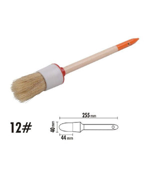 Pennello Pittura Maniglia In Legno Setole Naturali A Testa Tonda 44 Mm 12" 90294         