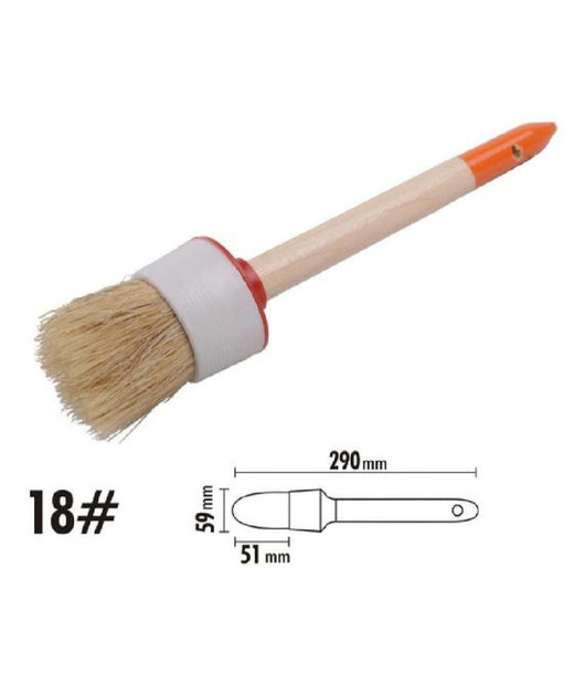 Pennello Pittura Maniglia In Legno Setole Naturali A Testa Tonda 51mm 18" 90297         