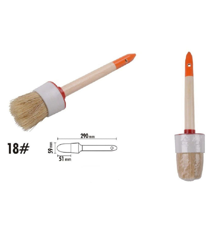 Pennello Pittura Maniglia In Legno Setole Naturali A Testa Tonda 51mm 18" 90297         