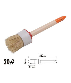 Pennello Pittura Maniglia In Legno Setole Naturali A Testa Tonda 51mm 20" 90298         