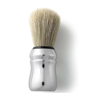 Pennello Spazzola Professonale Barba Setole Di Cinghiale 55 Mm Silver         