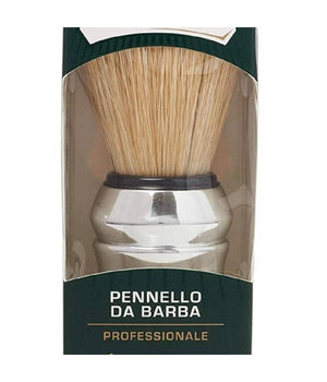 Pennello Spazzola Professonale Barba Setole Di Cinghiale 55 Mm Silver         